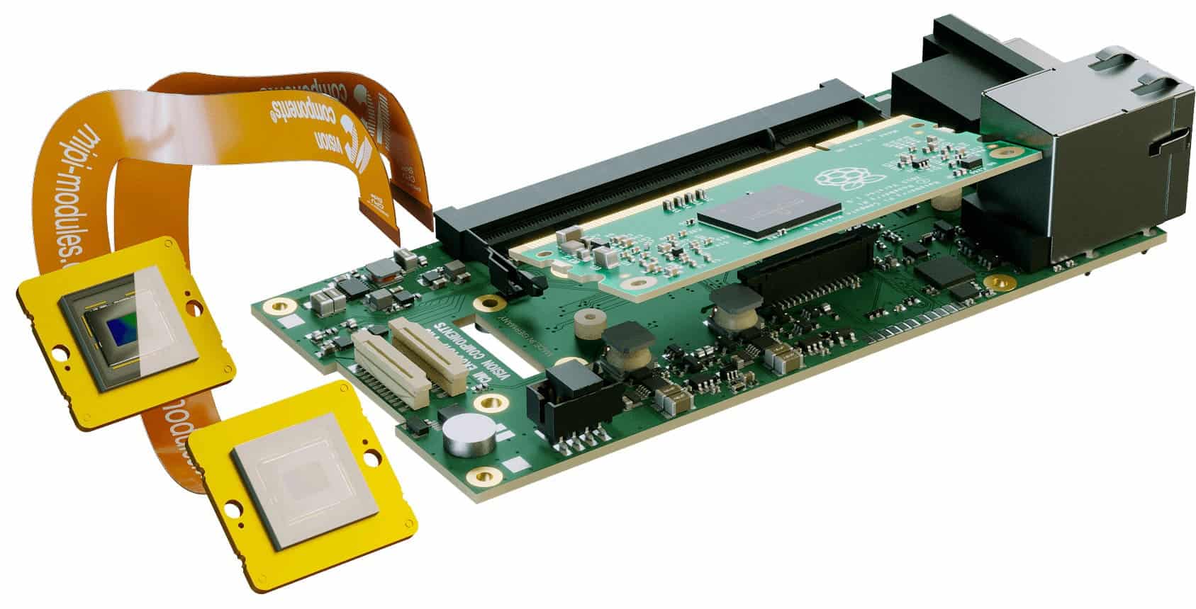 Raspberry Pi MIPI camera kit for embedded vision